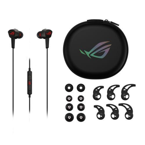 Asus ROG Cetra II Core Gaming In-Ear Earset, 3.5mm Jack, Inline Microphone, Liquid Silicone Rubber, Carry Case - X-Case.co.uk Ltd