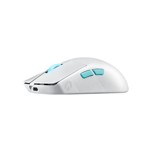Asus ROG Harpe Ace Aim Lab Edition Gaming Mouse, Wireless/Bluetooth/USB, Synergistic Software, RGB, Mouse Grip Tape, White - X-Case.co.uk Ltd
