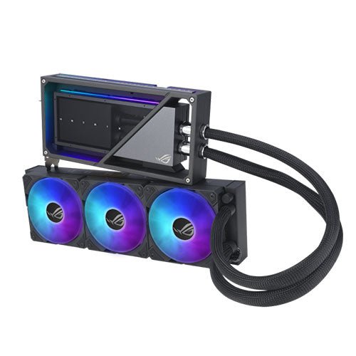 Asus ROG Matrix RTX4090 Platinum w/ Liquid Cooling, PCIe4, 24GB DDR6X, 2 HDMI, 3 DP, 2700MHz Clock, RGB Lighting - X-Case.co.uk Ltd