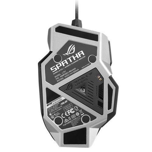 Asus ROG Spatha Gaming Mouse, Wired/Wireless, 8200 DPI, 12 Programmable Buttons, RGB LED - X-Case.co.uk Ltd
