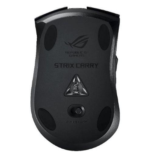 Asus ROG Strix CARRY Wireless/Bluetooth Pocket-sized Gaming Mouse, 50 - 7200 DPI, Exclusive Switch Socket - X-Case.co.uk Ltd