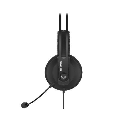 Asus TUF Gaming H7 7.1 Gaming Headset, 53mm Driver, 3.5mm Jack (USB Adapter), Boom Mic, Virtual Surround, Stainless-Steel Headband, Gun Metal - X-Case.co.uk Ltd