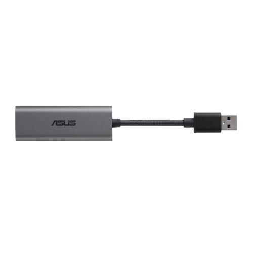 Asus (USB-C2500) USB-A 3.2 Gen1 to 2.5-Gigabit Base-T Ethernet Adapter, Braided Cable, Aluminium Casing - X-Case.co.uk Ltd