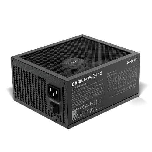 Be Quiet! 1000W Dark Power 13 PSU, Fully Modular, Fluid Dynamic Fan, 80+ Titanium, ATX 3.0, Quad Rail, Full-Mesh PSU Front, OC Key - X-Case.co.uk Ltd