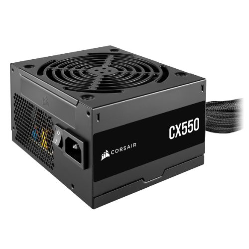 Corsair 550W CX550 PSU, Fully Wired, 80+ Bronze, Thermally Controlled Fan - X-Case.co.uk Ltd