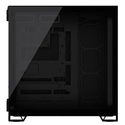 Corsair 6500D Airflow Dual Chamber Gaming Case w/ Glass Window, ATX, No Fans Inc., Fully Mesh Panelling, USB-C, Black - X-Case