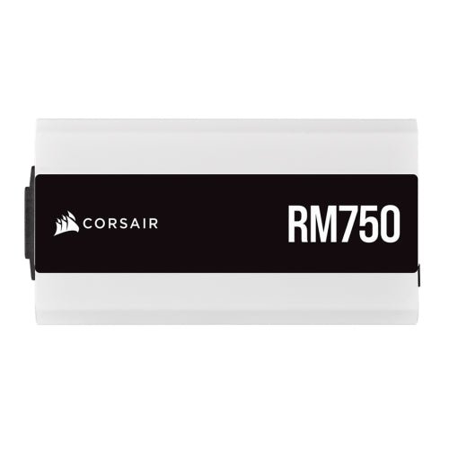 Corsair 750W RM Series RM750 V2 PSU, Rifle Bearing Fan, Fully Modular, Zero RPM Mode, 80+ Gold, White - X-Case.co.uk Ltd