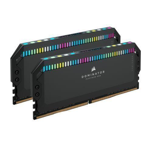 Corsair Dominator Platinum RGB 64GB Kit (2 x 32GB), DDR5, 6000MHz (PC5-48000), CL40, 1.35V, XMP 3.0, PMIC, DIMM Memory - X-Case.co.uk Ltd