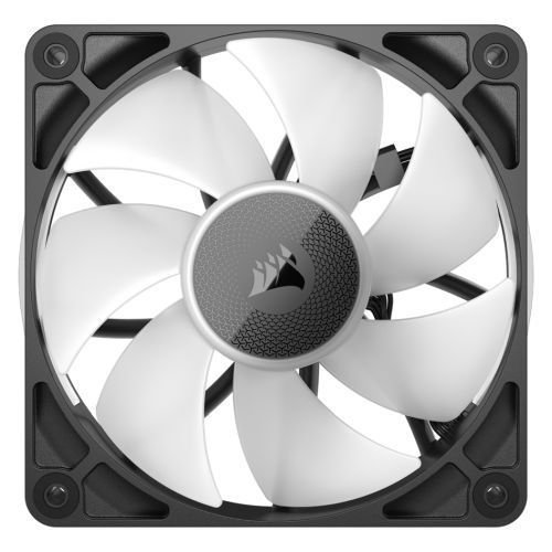 Corsair iCUE LINK RX120 RGB 12cm PWM Case Fan, 8 ARGB LEDs, Magnetic Dome Bearing, 2100 RPM, Black, Single Fan Expansion Kit - X-Case