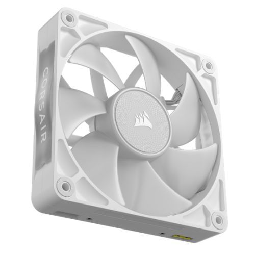 Corsair iCUE LINK RX120 RGB 12cm PWM Case Fans x3, 8 ARGB LEDs, Magnetic Dome Bearing, 2100 RPM, iCUE LINK Hub Included, White - X-Case