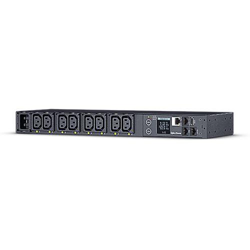 CyberPower PDU41005 Power Distribution Unit, 1U Vertical/Horizontal Rackmount, 1x IEC C20 Input, 8 Outlets, Real-Time Local/Remote Monitoring & Switching, LCD Display - X-Case.co.uk Ltd