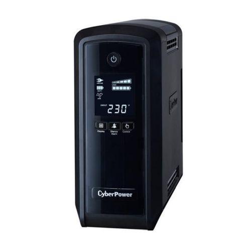 CyberPower PFC Sinewave 900VA Line Interactive Tower UPS, 540W, LCD Display, 2x UK Plug, 4x IEC, AVR Energy Saving - X-Case.co.uk Ltd