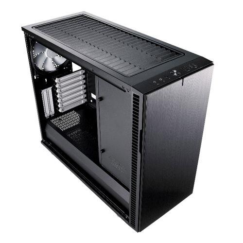 Fractal Design Define R6 (Black Solid) Gaming Case, E-ATX, Modular Design, 3 Fans, Fan Hub, Sound Dampening - X-Case.co.uk Ltd