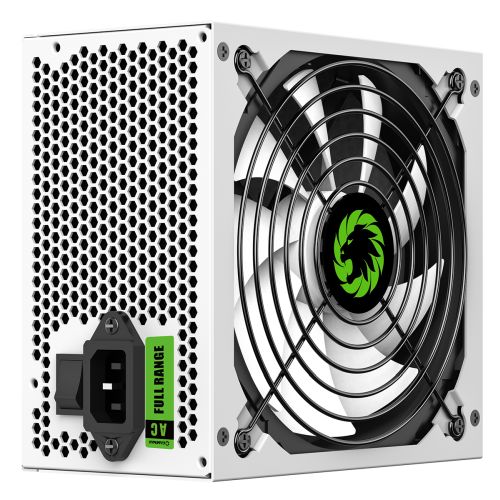 GameMax 650W GP550 White PSU, Fully Wired, 80+ Bronze, Power Lead Not Included - X-Case