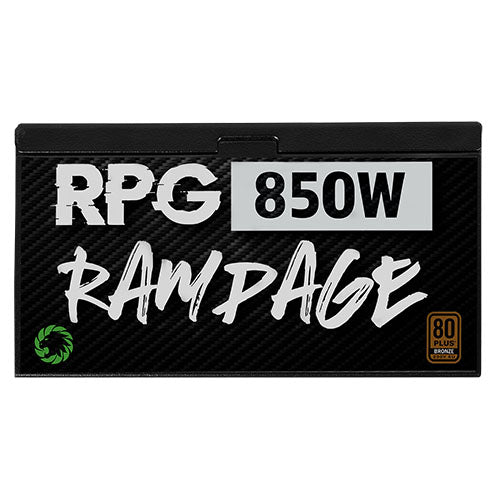 GameMax 850W RPG Rampage Fully Modular PSU, 80+ Bronze, Flat Black Cables, Power Lead Not Included - X-Case.co.uk Ltd