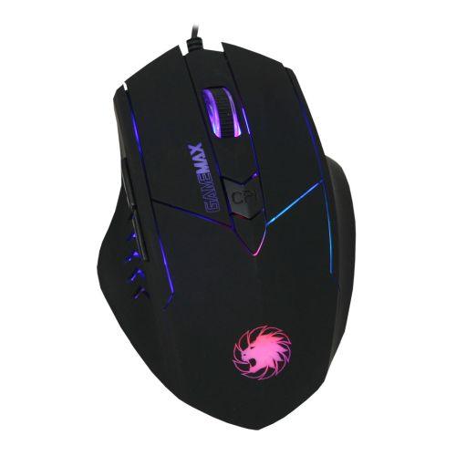 GameMax Tornado 7-Colour LED Gaming Mouse, USB, Up to 2000 DPI, 6 Buttons - X-Case.co.uk Ltd