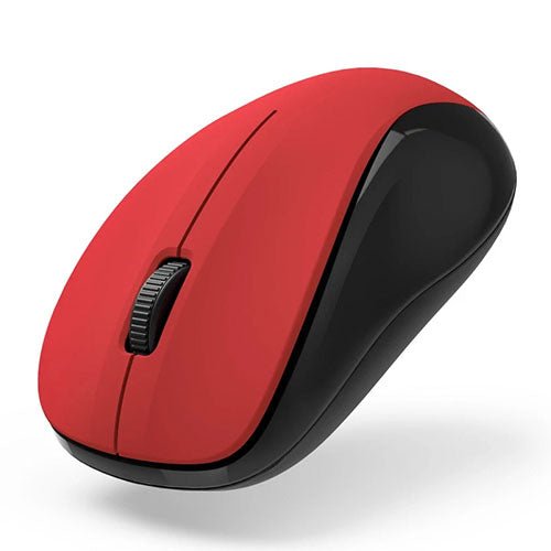 Hama MW-300 V2 Wireless Optical Mouse, 3 Buttons, USB Nano Receiver, Red - X-Case.co.uk Ltd