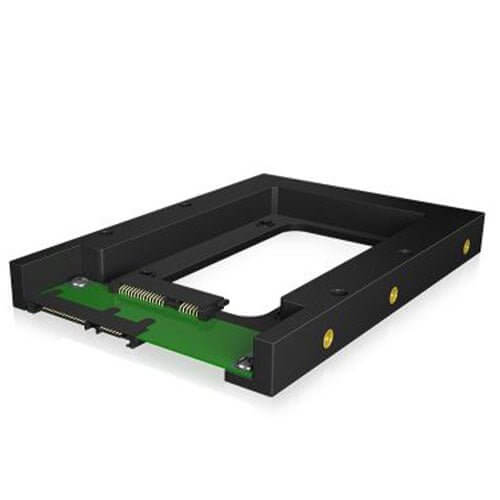 Icy Box (IB-2538STS) 2.5" Drive Mounting Kit, Frame to Fit 1x 2.5" SSD/HDD into a 3.5" Drive Bay - X-Case.co.uk Ltd