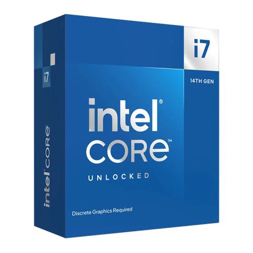 Intel Core i7-14700KF CPU, 1700, 3.4 GHz (5.6 Turbo), 20-Core, 125W (253W Turbo), 10nm, 33MB Cache, Overclockable, Raptor Lake Refresh, No Graphics, NO HEATSINK/FAN - X-Case.co.uk Ltd