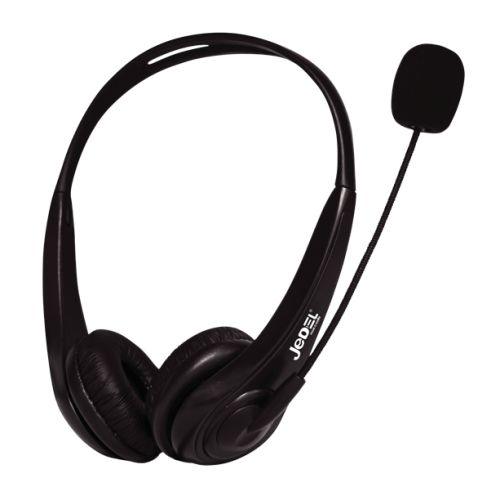 Jedel SH-712 USB Headset with Boom Microphone, In-line Controls - X-Case.co.uk Ltd