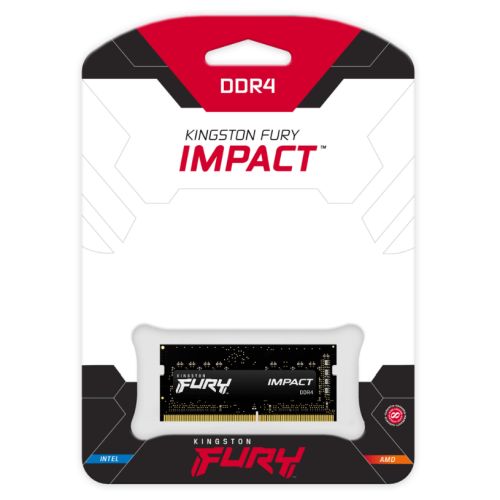 Kingston Fury Impact 8GB, DDR4, 3200MHz (PC4-25600), CL20, SODIMM Memory - X-Case.co.uk Ltd