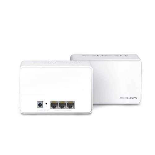 Mercusys (Halo H80X 2-Pack) AX3000 Dual Band Whole Home Mesh Wi-Fi 6 System, 3 LAN per Unit, OFDMA & MU-MIMO - X-Case.co.uk Ltd