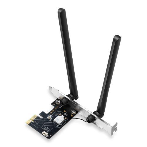 Mercusys (MA86XE) AXE5400 AXE5400 Wi-Fi 6E Tri-Band PCI Express Adapter, Bluetooth 5.2 - X-Case.co.uk Ltd