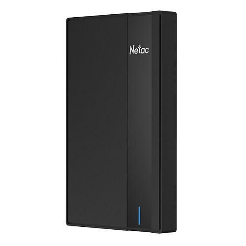 Netac K331 1TB Portable External Hard Drive, 2.5", USB 3.0, Software Encryption, Red LED, Black - X-Case.co.uk Ltd