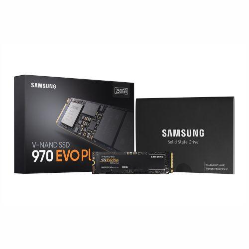 Samsung 250GB 970 EVO PLUS M.2 NVMe SSD, M.2 2280, PCIe, V-NAND, R/W 3500/2300 MB/s, 250K/550K IOPS - X-Case.co.uk Ltd