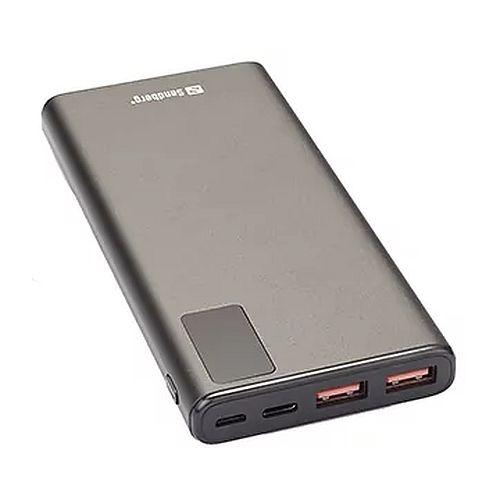 Sandberg (420-58) PD 20W 10000 Powerbank, 10000mAh, USB-C & USB-A, Aluminium, 5 Year Warranty - X-Case.co.uk Ltd