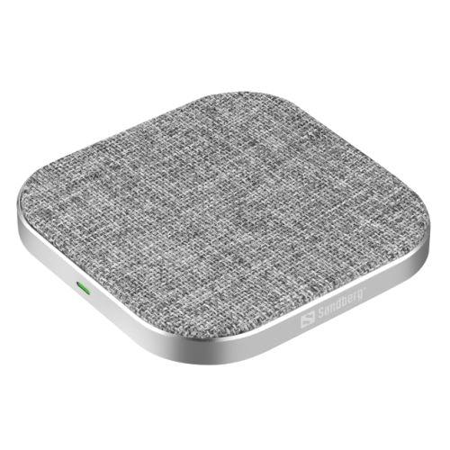 Sandberg Wireless Charging Pad, 15W, Aluminium, USB-C, Qi Compatible, 5 Year Warranty - X-Case.co.uk Ltd