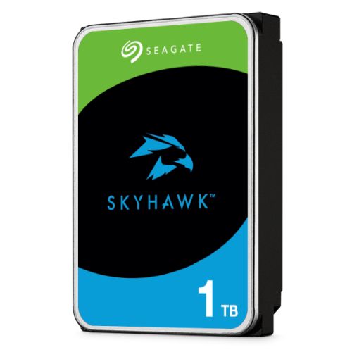 Seagate 3.5", 1TB, SATA3, SkyHawk Surveillance Hard Drive, 256MB Cache, 8 Drive Bays Supported, 24/7, CMR, OEM - X-Case.co.uk Ltd