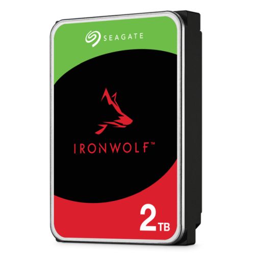 Seagate 3.5", 2TB, SATA3, IronWolf NAS Hard Drive, 5400RPM, 256MB Cache, 8 Drive Bays Supported, OEM - X-Case.co.uk Ltd
