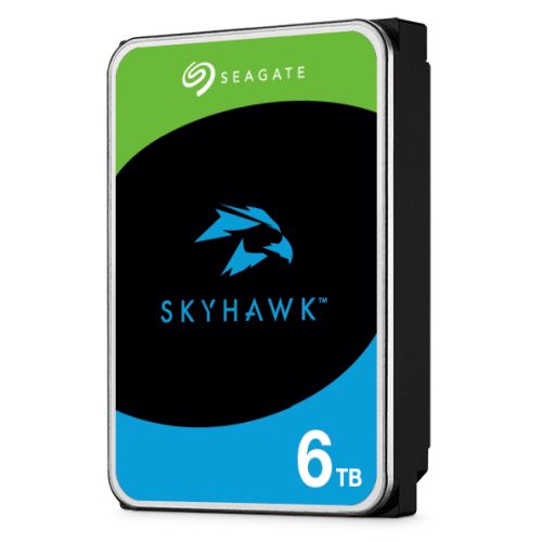 Seagate 3.5", 6TB, SATA3, SkyHawk Surveillance Hard Drive, 256MB Cache, 16 Drive Bays Supported, 24/7, CMR, OEM - X-Case.co.uk Ltd
