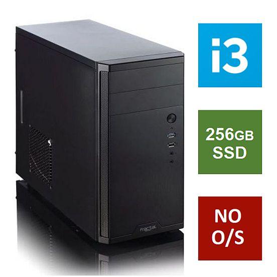 Spire MATX Tower PC, Fractal Core 1100 Case, i3-10105, 8GB 3200MHz, 256GB SSD, Bequiet 450W, No Optical, KB & Mouse, No Operating System - X-Case.co.uk Ltd