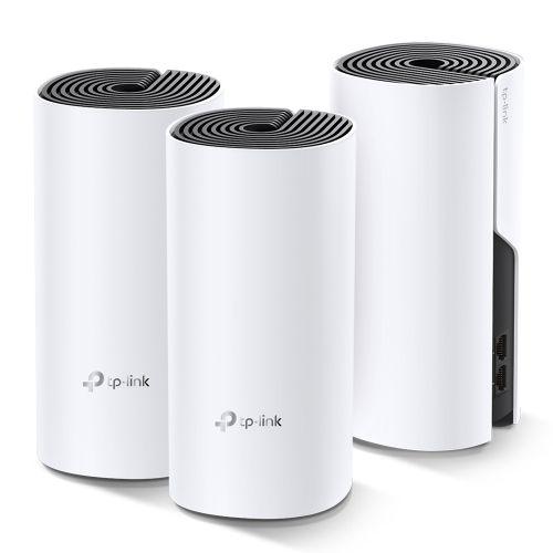 TP-LINK (DECO M4) Whole-Home Mesh Wi-Fi System, 3 Pack, Dual Band AC1200, MU-MIMO, 2 x LAN on each Unit - X-Case.co.uk Ltd