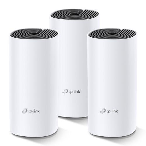 TP-LINK (DECO M4) Whole-Home Mesh Wi-Fi System, 3 Pack, Dual Band AC1200, MU-MIMO, 2 x LAN on each Unit - X-Case.co.uk Ltd