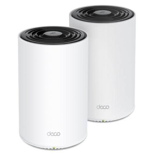 TP-LINK DECO PX50 + G1500 Dual Band Whole Home Powerline Mesh WiFi 6 Wireless System, 2 Pack, 3x LAN, AX3000, 1.5Gbps Powerline - X-Case.co.uk Ltd