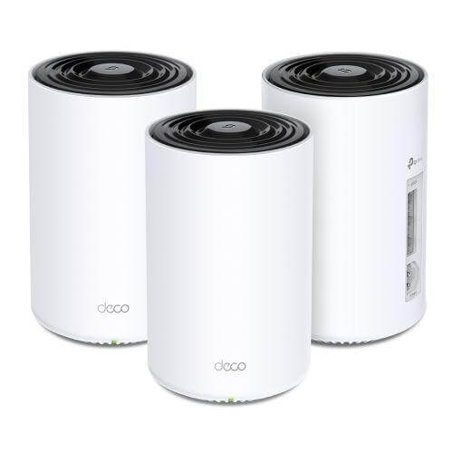 TP-LINK DECO PX50 + G1500 Dual Band Whole Home Powerline Mesh WiFi 6 Wireless System, 3 Pack, 3x LAN, OFDMA & MU-MIMO, 1.5Gbps Powerline - X-Case.co.uk Ltd