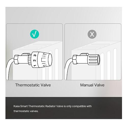 TP-LINK (KE100 KIT) Kasa Smart Thermostatic Radiator Valve Starter Kit, Schedule & Timer, App/Voice Control, Up to 32 Radiators, Hub Included - X-Case.co.uk Ltd