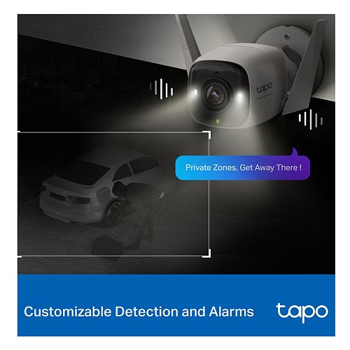 TP-LINK (TAPO C325WB) Outdoor Security Wi-Fi Camera, Wired/Wireless, 2K QHD 4MP, ColorPro Night Vision, Person/Animal/Vehicle Detection, Motion Detection - X-Case.co.uk Ltd