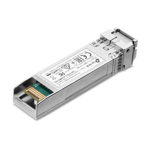 TP-LINK (TL-SM5110-SR) 10GBase-SR SFP+ LC Transceiver, Hot-Pluggable, DDM Support, 850 nm - X-Case.co.uk Ltd