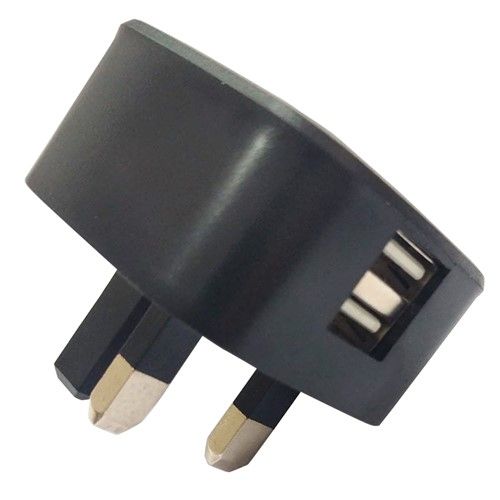 Vido Dual USB-A Wall Plug Charger, 2x USB-A, UK Plug, 2.1A, Fast Charge - X-Case.co.uk Ltd