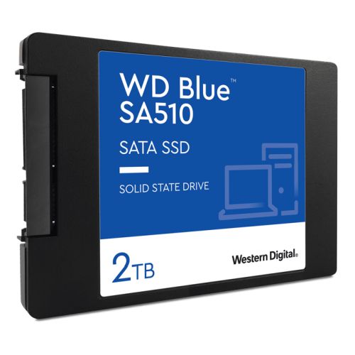 WD 2TB Blue SA510 G3 SSD, 2.5", SATA3, R/W 560/520 MB/s, 87K/83K IOPS, 7mm - X-Case.co.uk Ltd