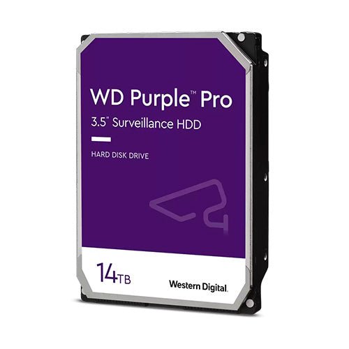 WD 3.5", 14TB, SATA3, Purple Pro Surveillance Hard Drive, 7200RPM, 512MB Cache, OEM - X-Case.co.uk Ltd