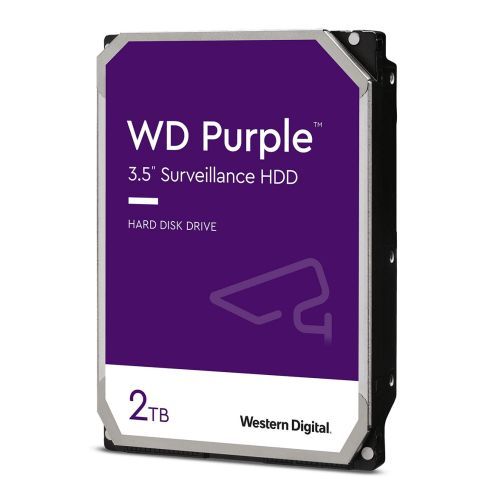 WD 3.5", 2TB, SATA3, Purple Surveillance Hard Drive, 64MB Cache, OEM - X-Case.co.uk Ltd